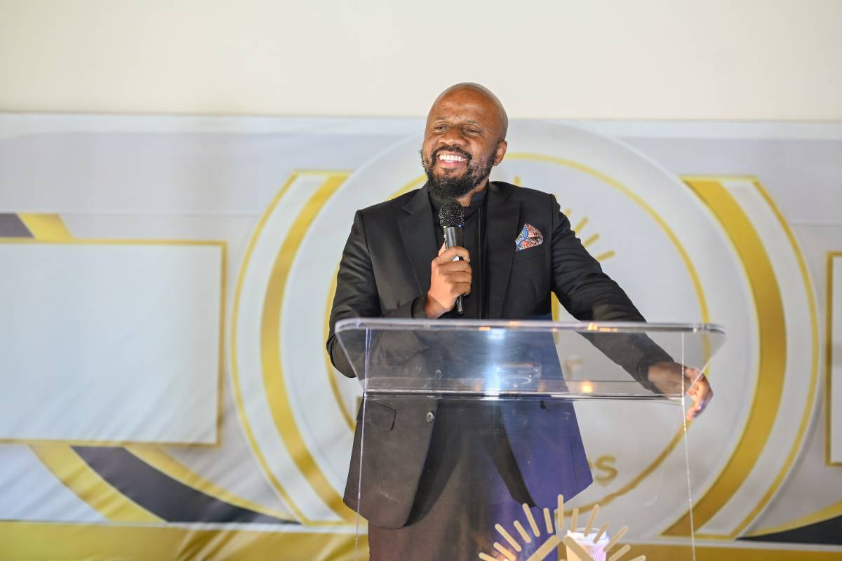 Pastor S'thembiso Mtshali ministering the Word
